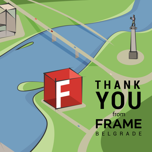 Frame Belgrade Postcard Design