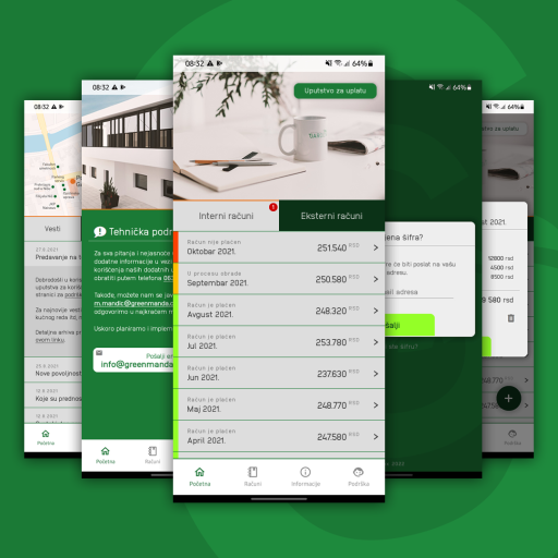Green Manda App UI/UX Design