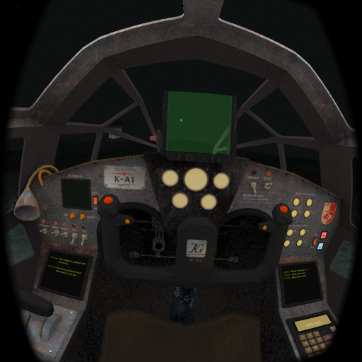 VR Space Simulation Cockpit 3D Model